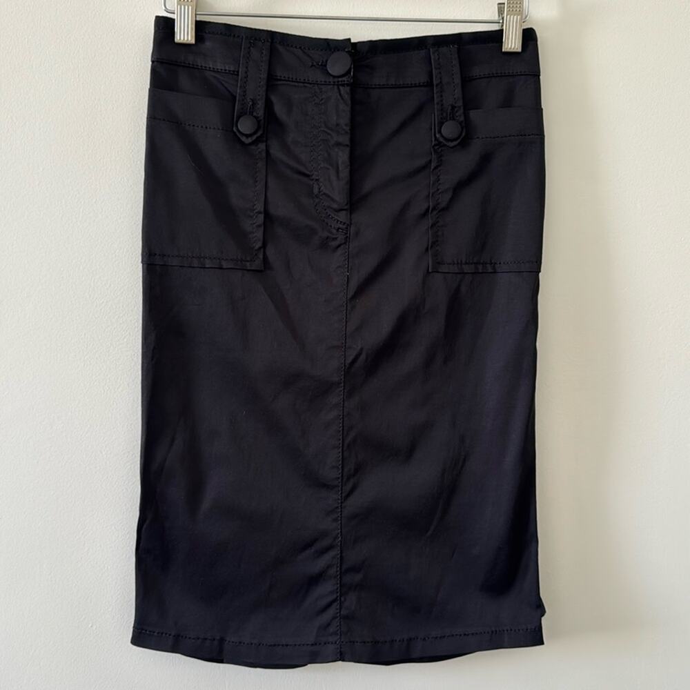 Emporio Armani Y2K Black Pencil Skirt Women’s Size 2